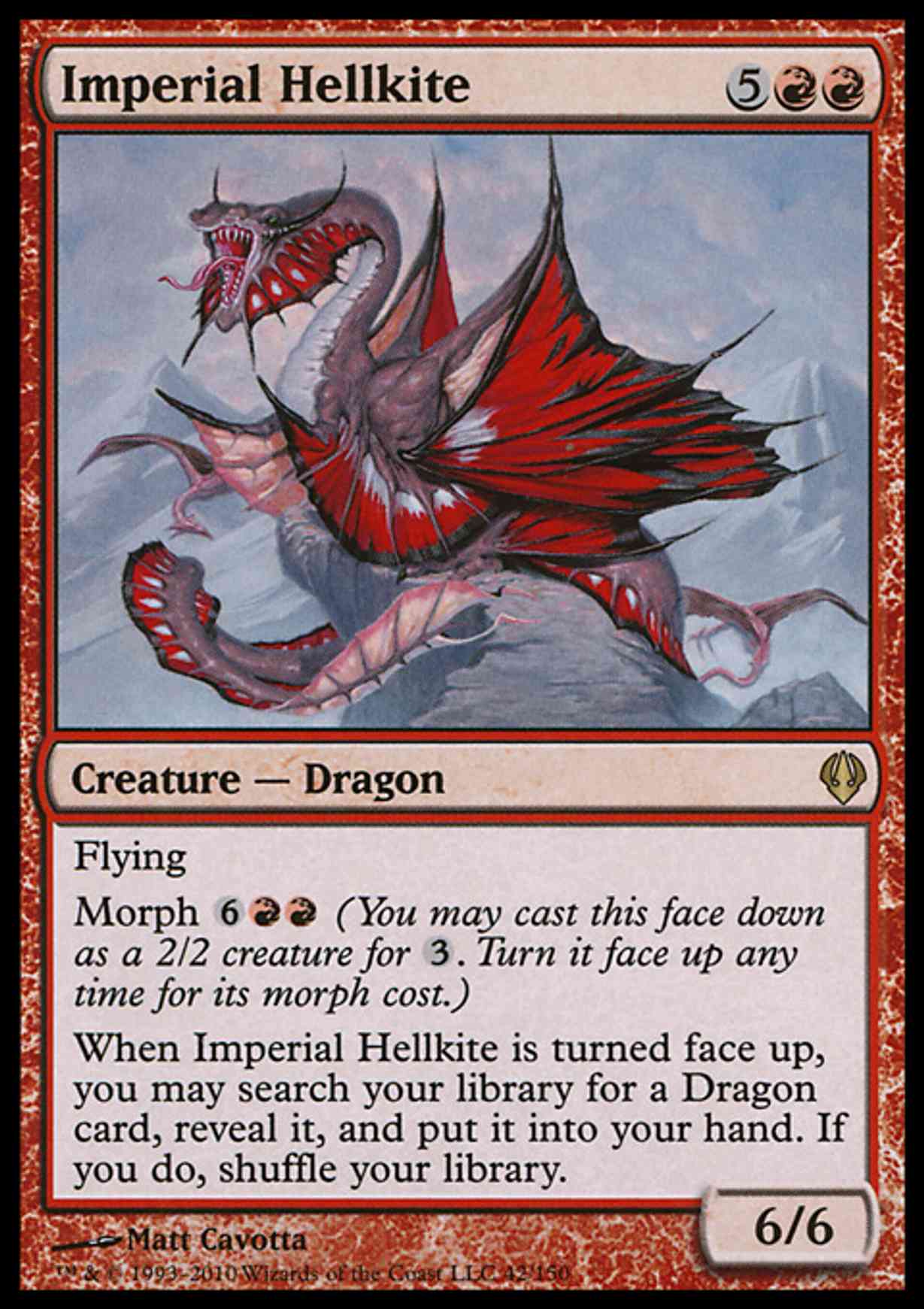Imperial Hellkite magic card front