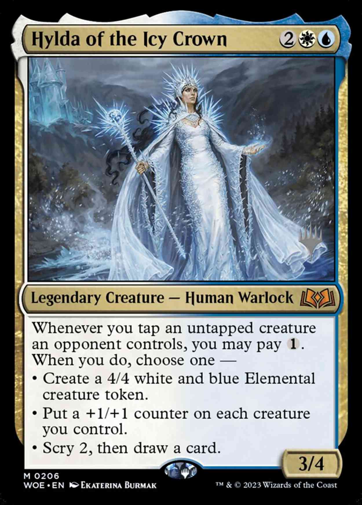 Hylda of the Icy Crown magic card front
