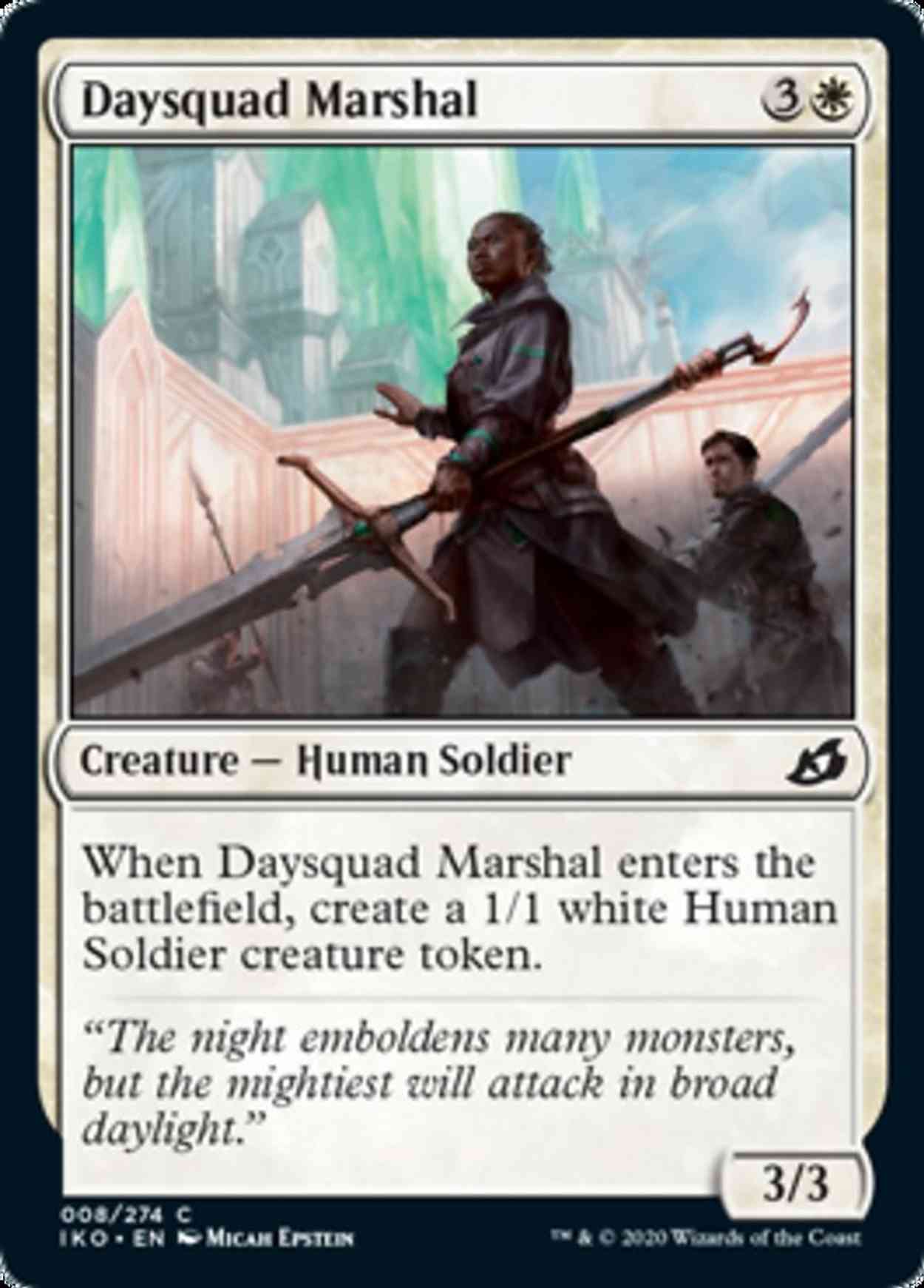 Daysquad Marshal magic card front