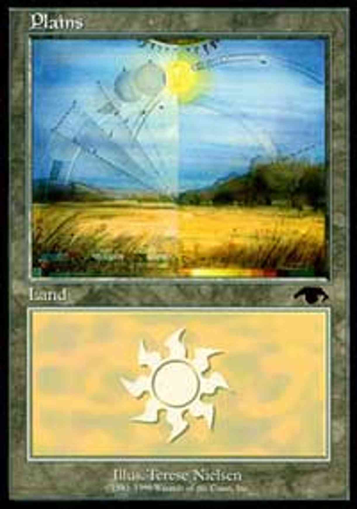Plains - Guru magic card front
