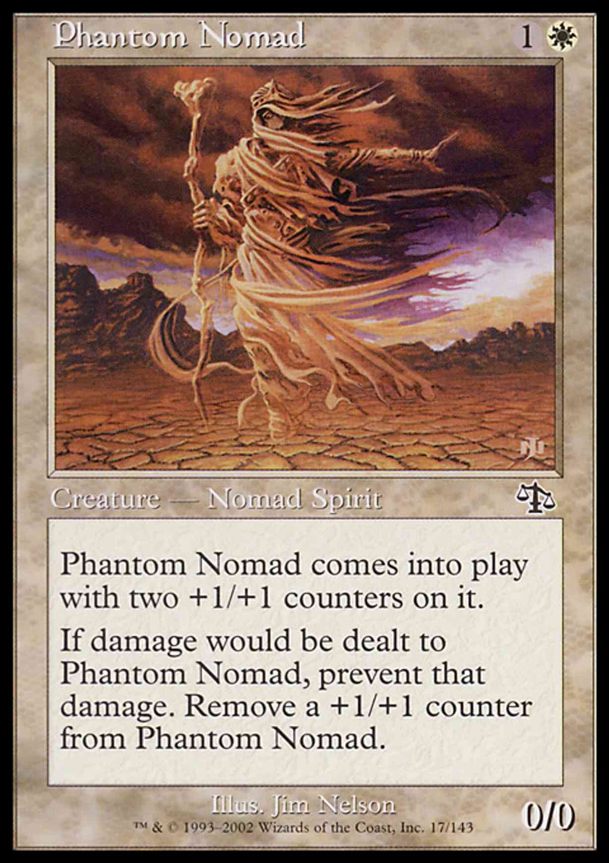 Phantom Nomad magic card front
