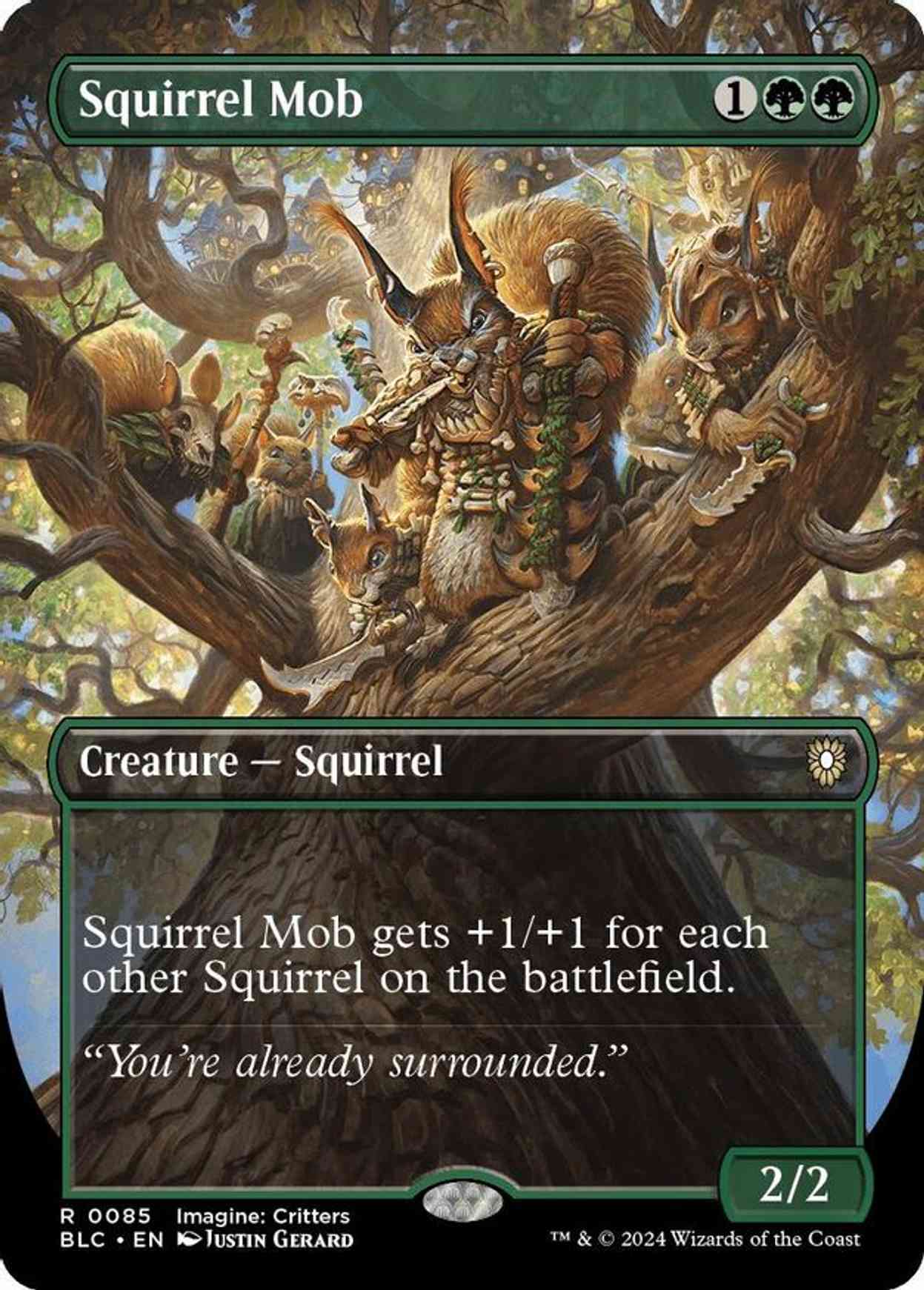 Squirrel Mob (Borderless) magic card front