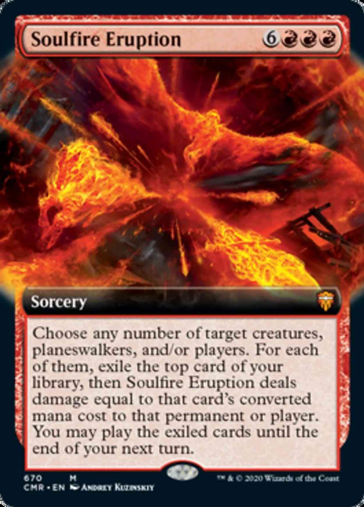 Soulfire Eruption (Extended Art) magic card front