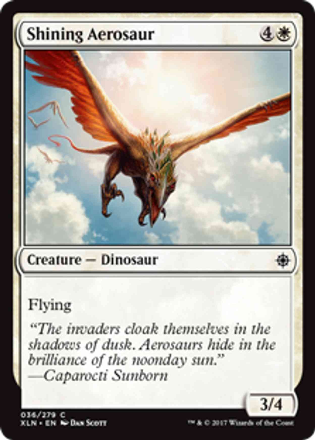 Shining Aerosaur magic card front