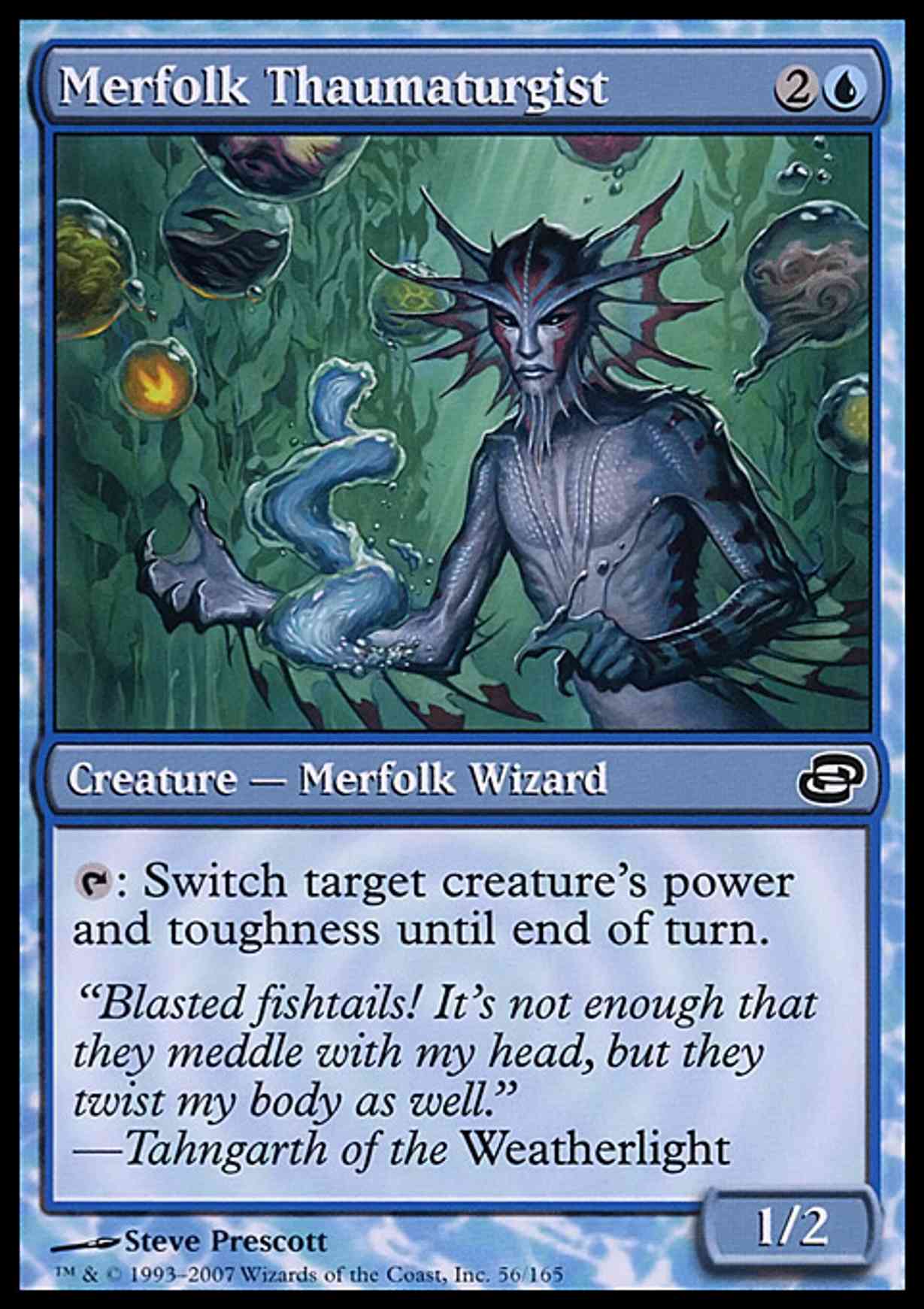 Merfolk Thaumaturgist magic card front