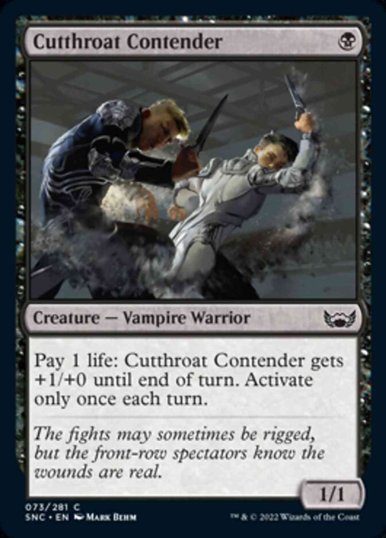 Cutthroat Contender magic card front