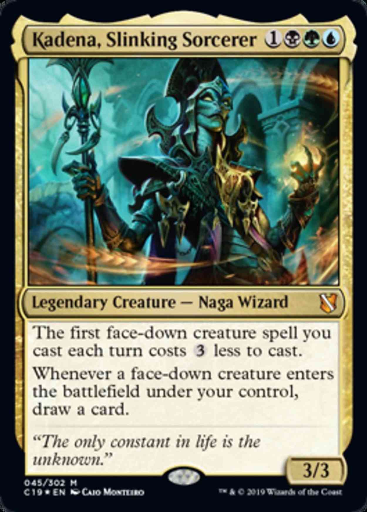 Kadena, Slinking Sorcerer magic card front