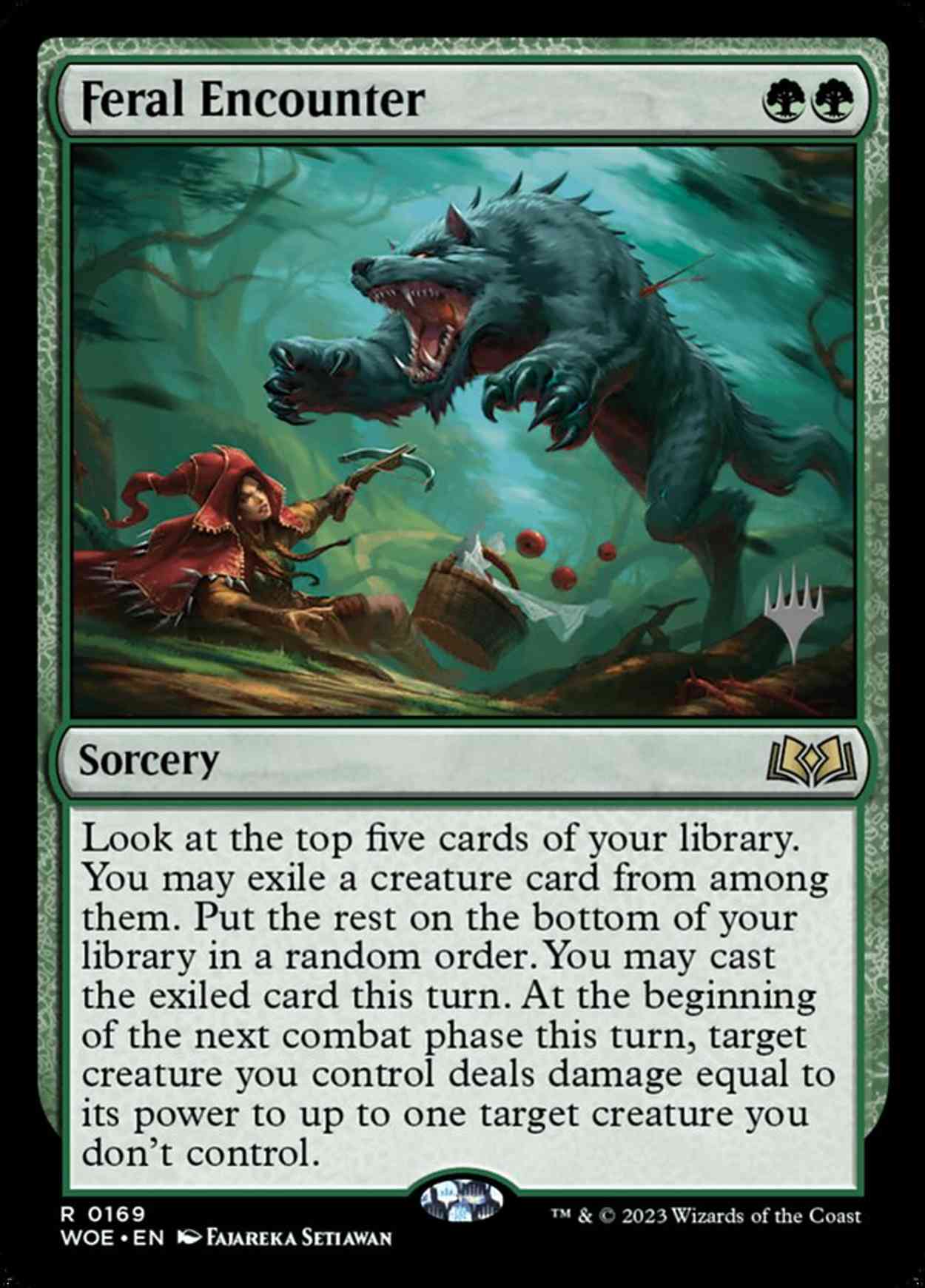 Feral Encounter magic card front