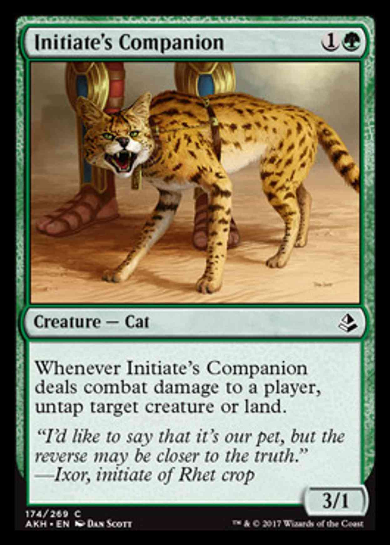Initiate's Companion magic card front