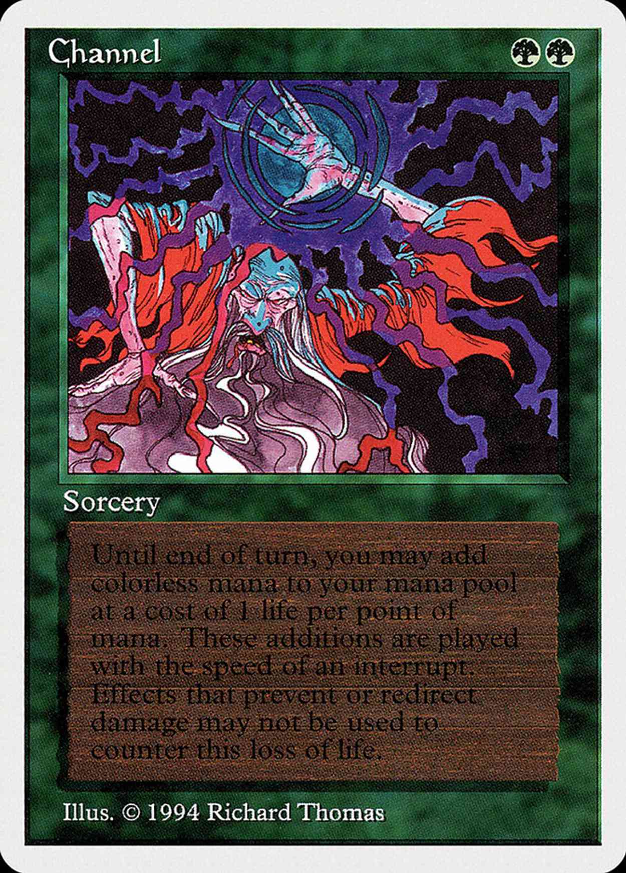 Channel magic card front