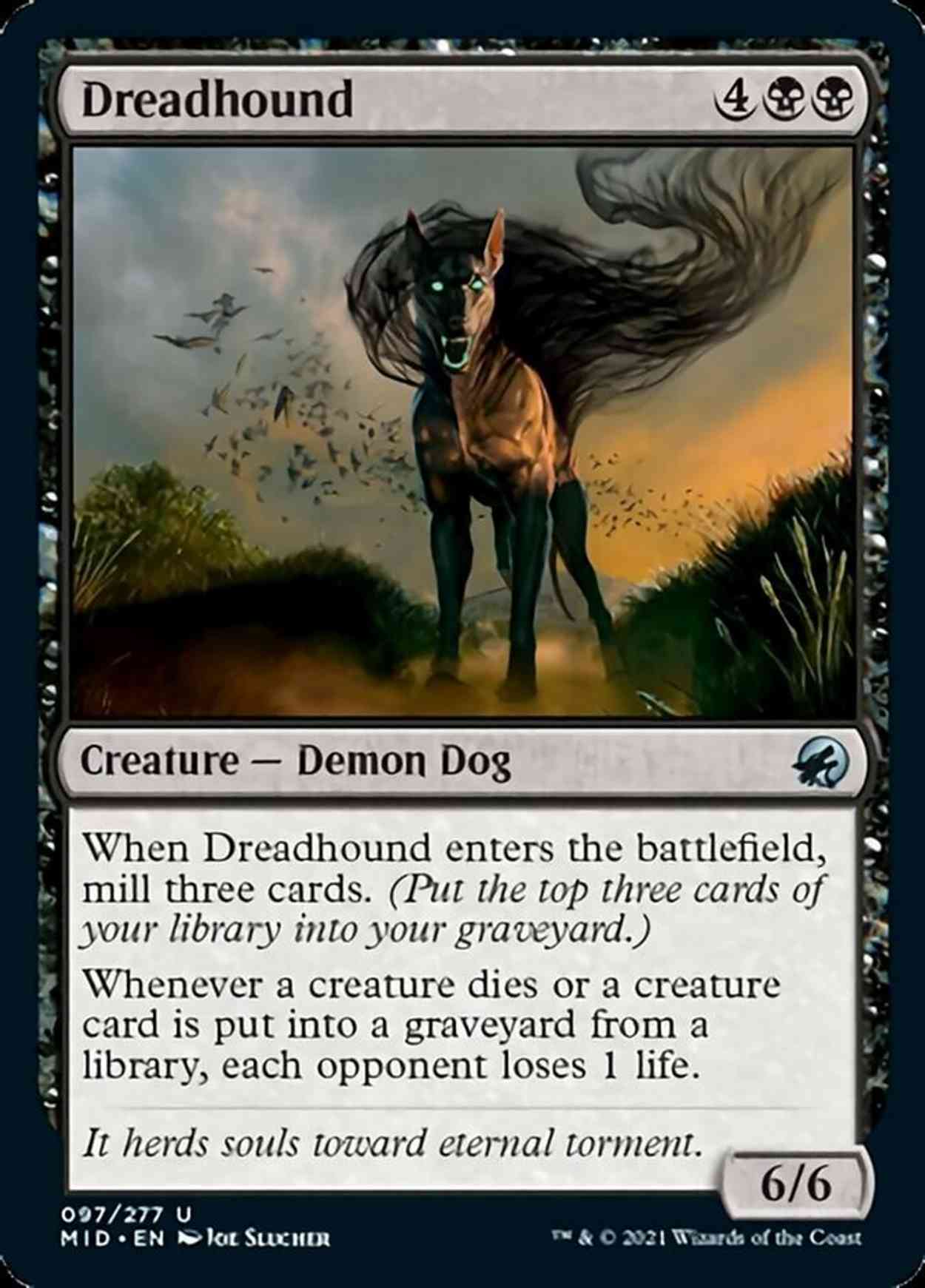 Dreadhound magic card front
