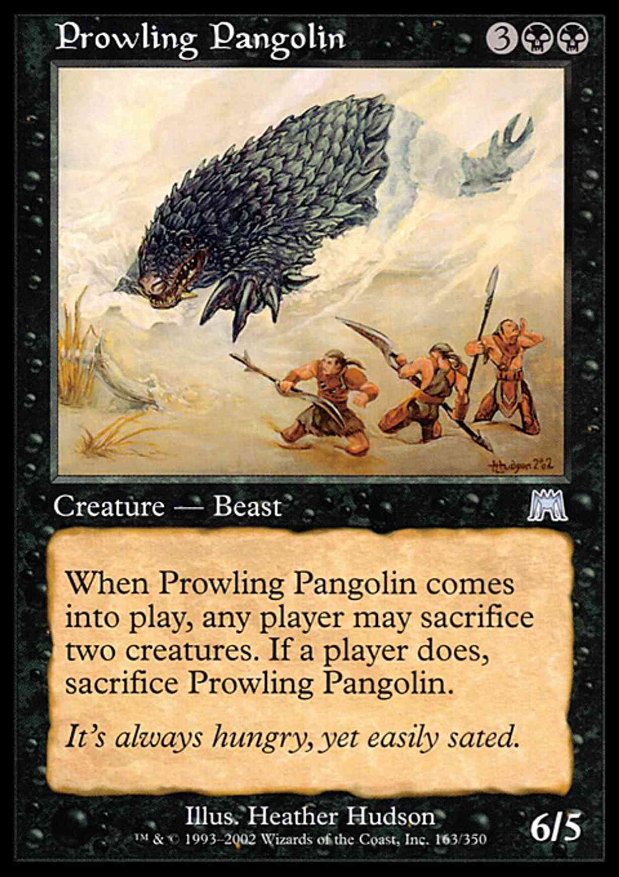 Prowling Pangolin magic card front