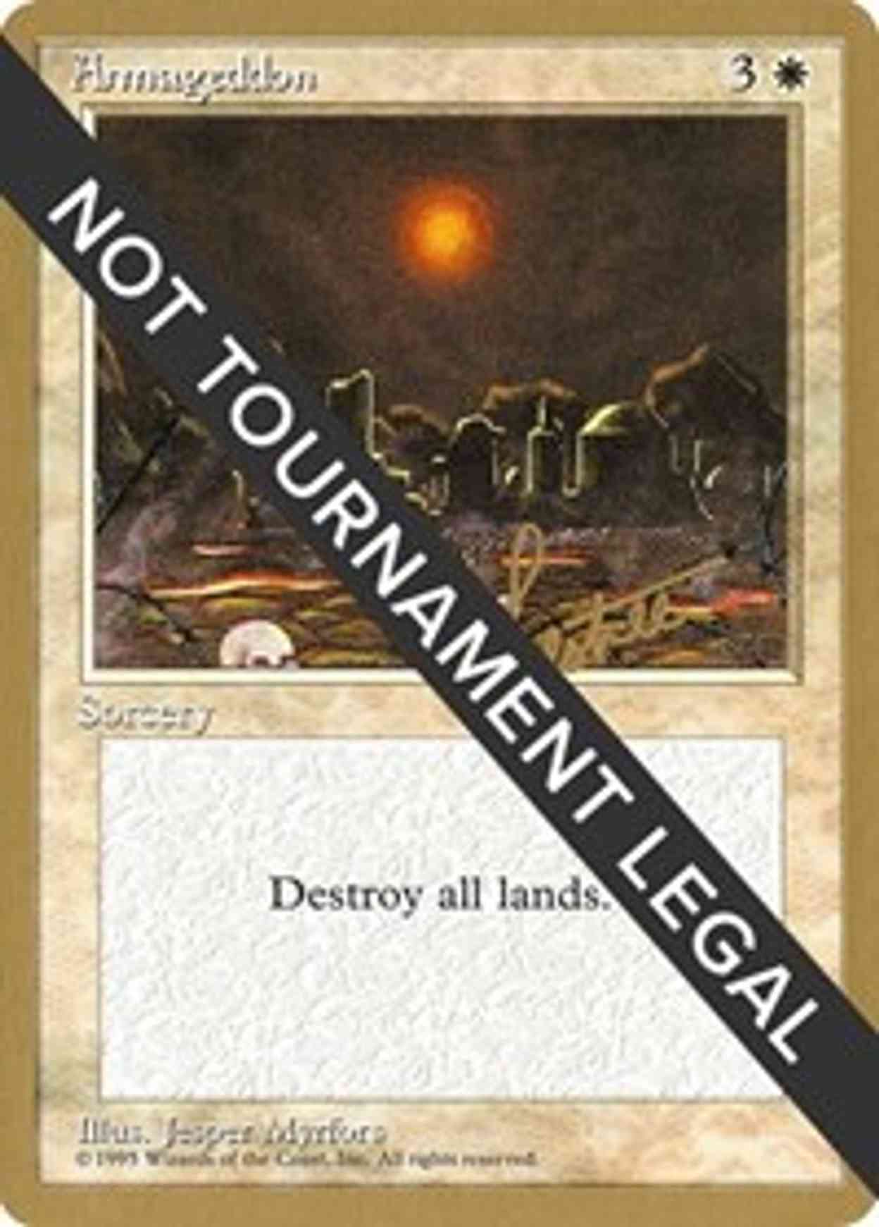 Armageddon - 1996 Bertrand Lestree (4ED) magic card front