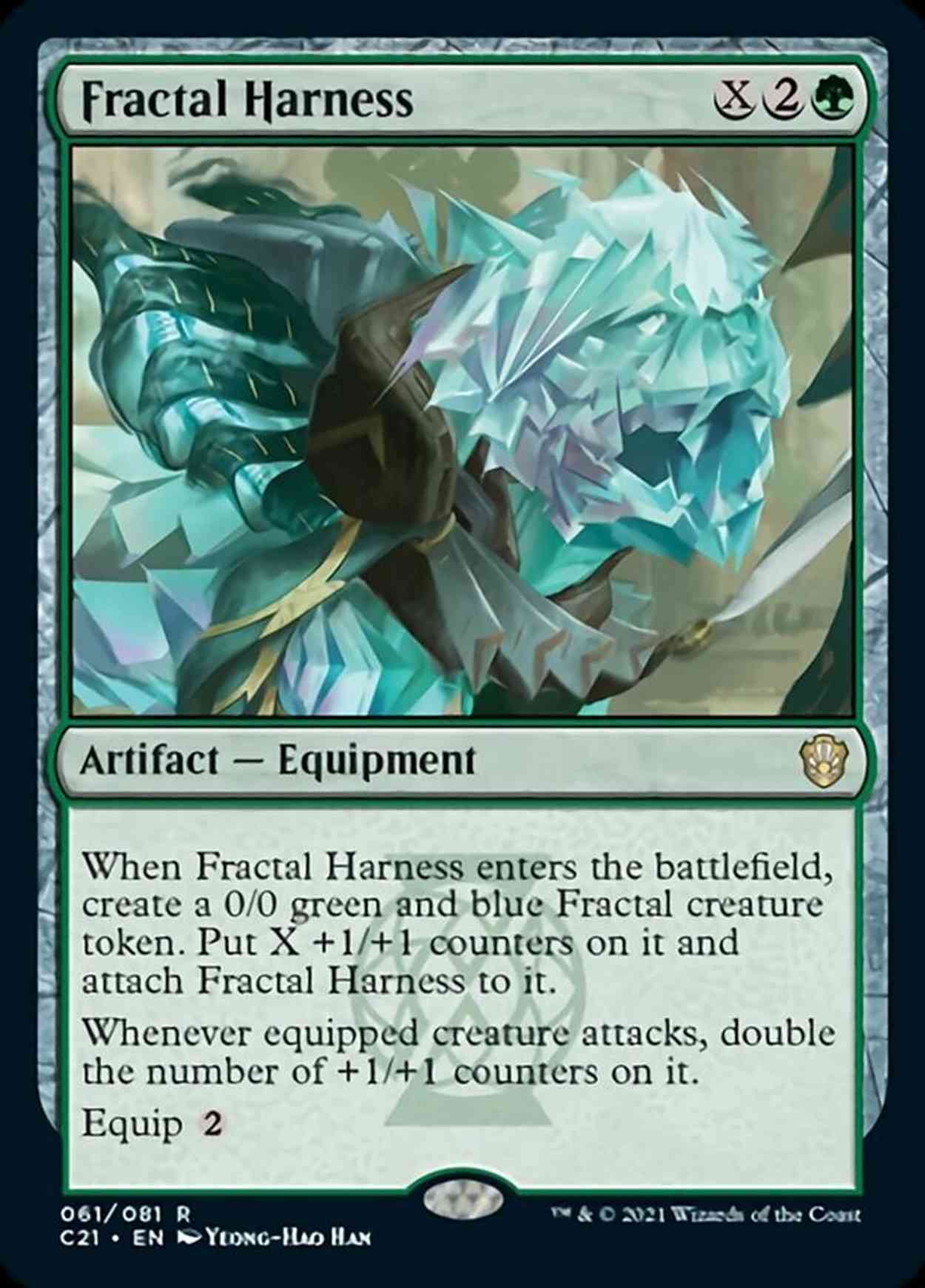 Fractal Harness magic card front