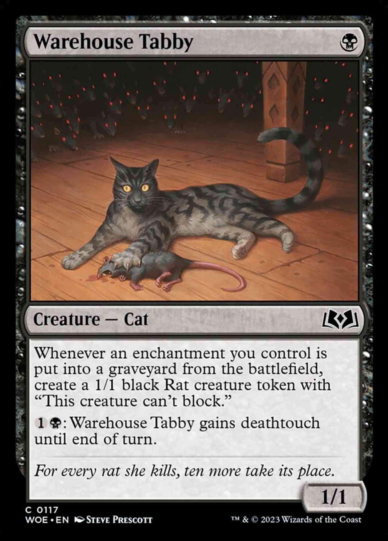 Warehouse Tabby magic card front