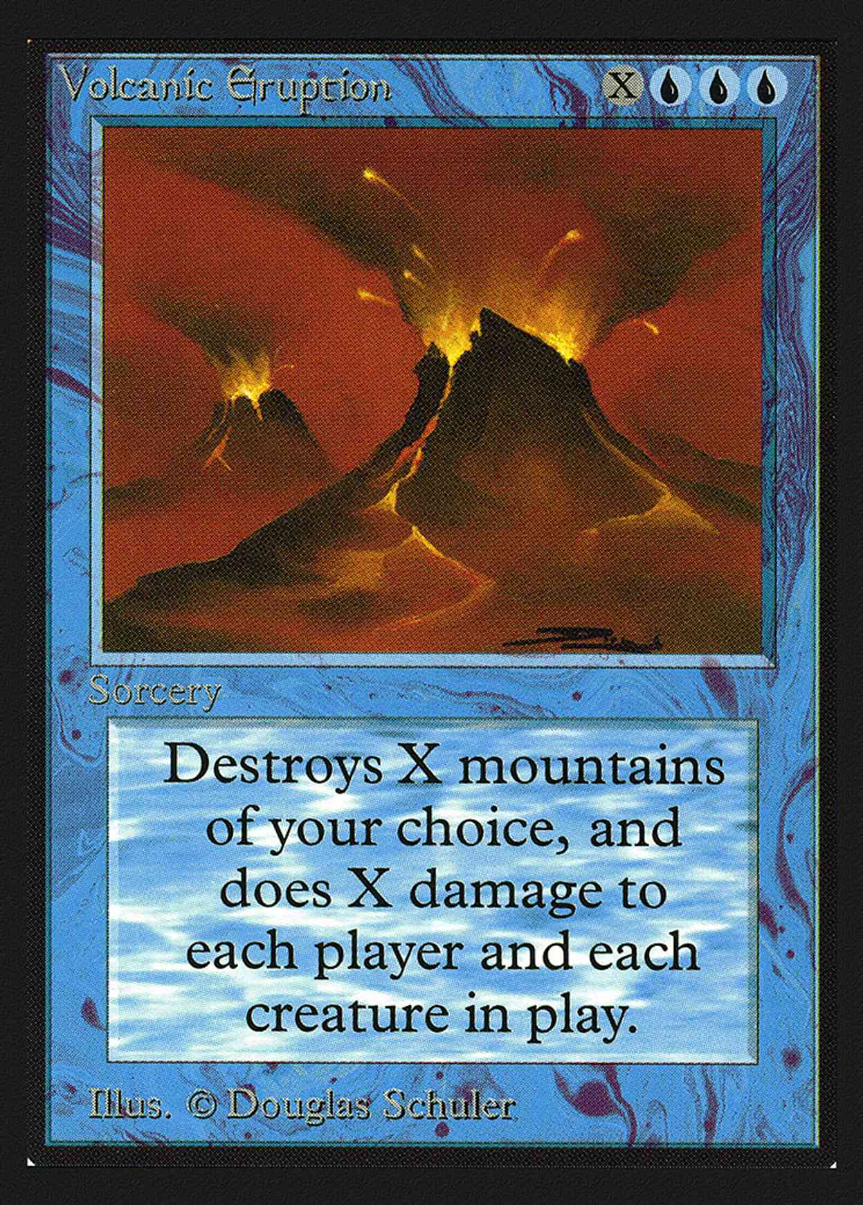 Volcanic Eruption (CE) magic card front