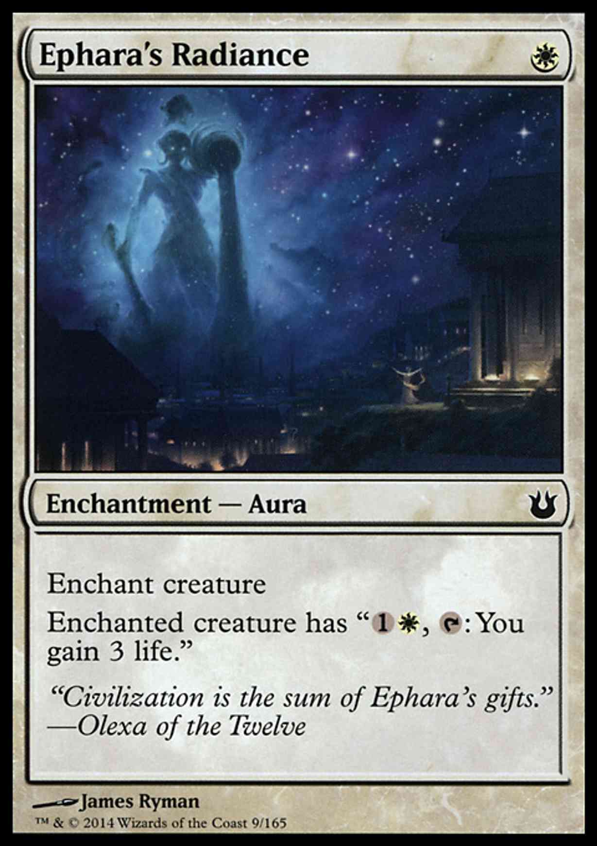 Ephara's Radiance magic card front