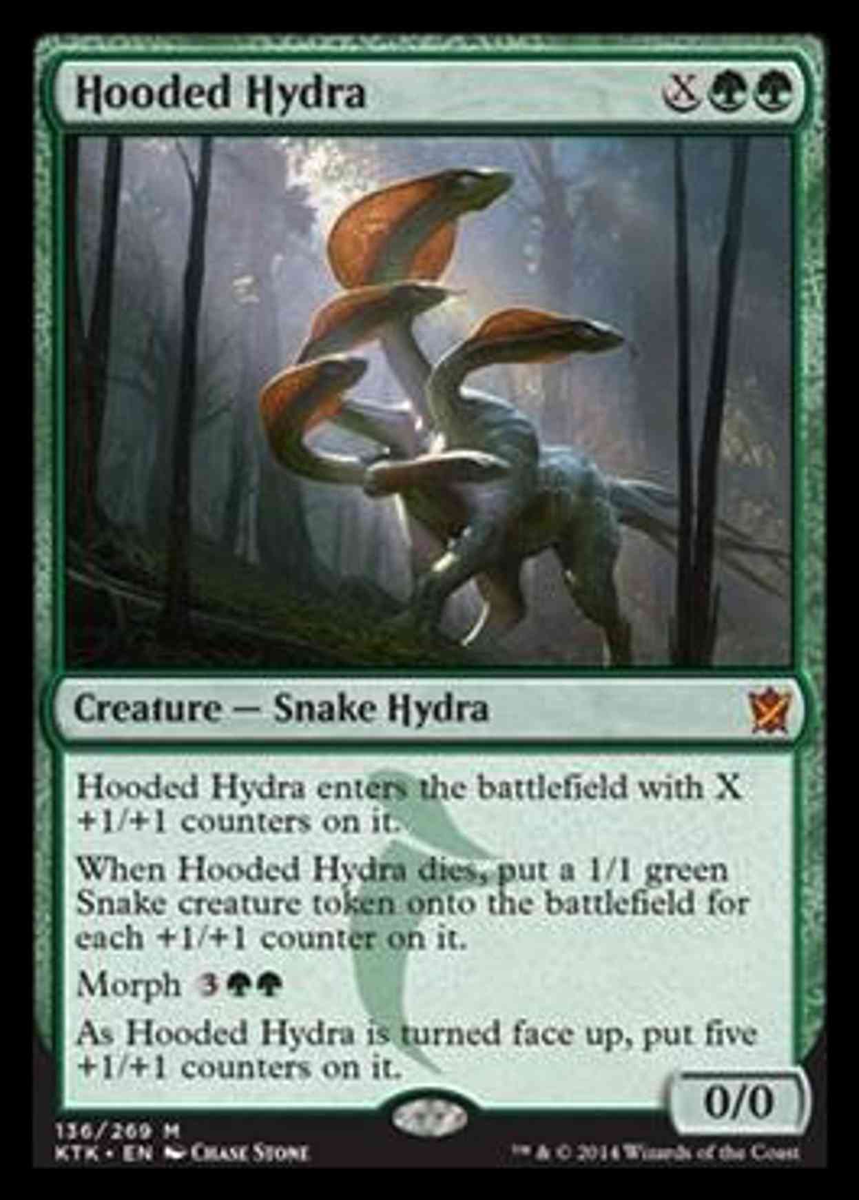 Hooded Hydra magic card front
