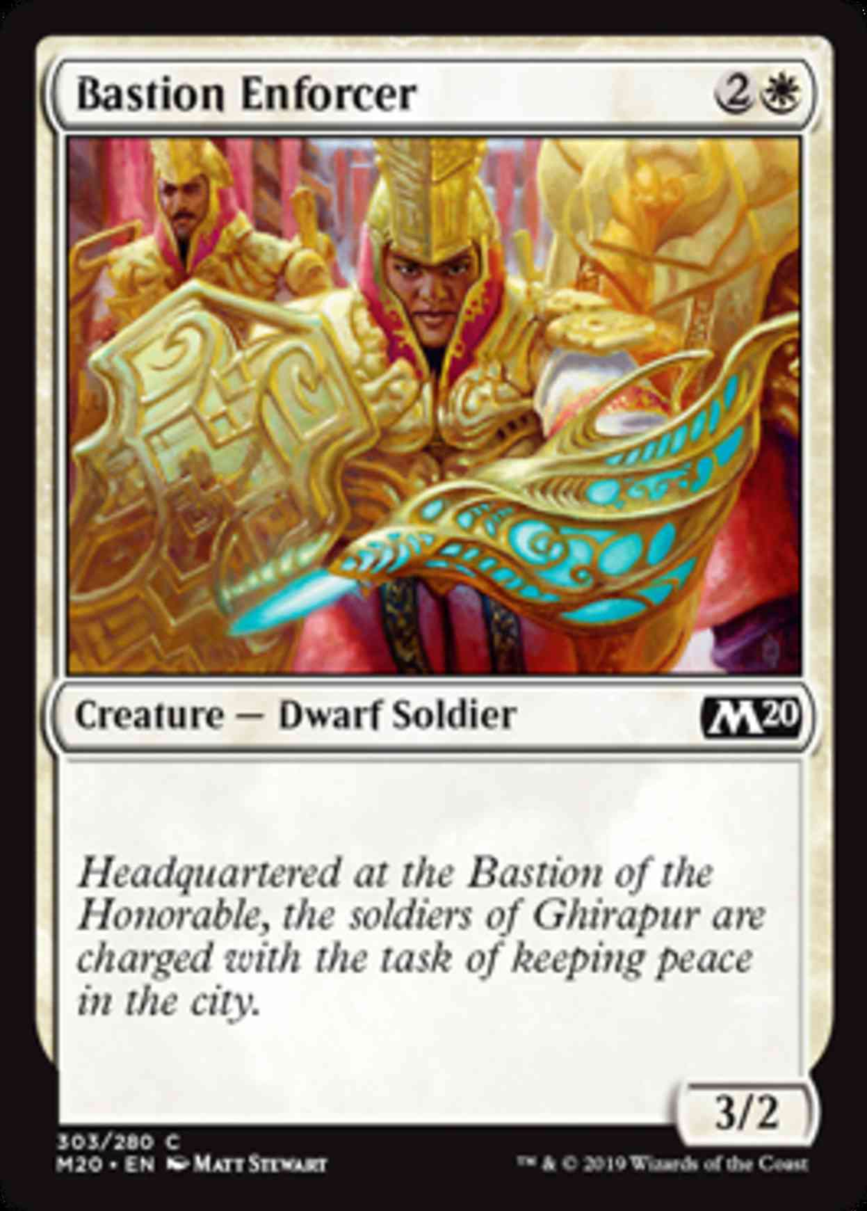 Bastion Enforcer magic card front