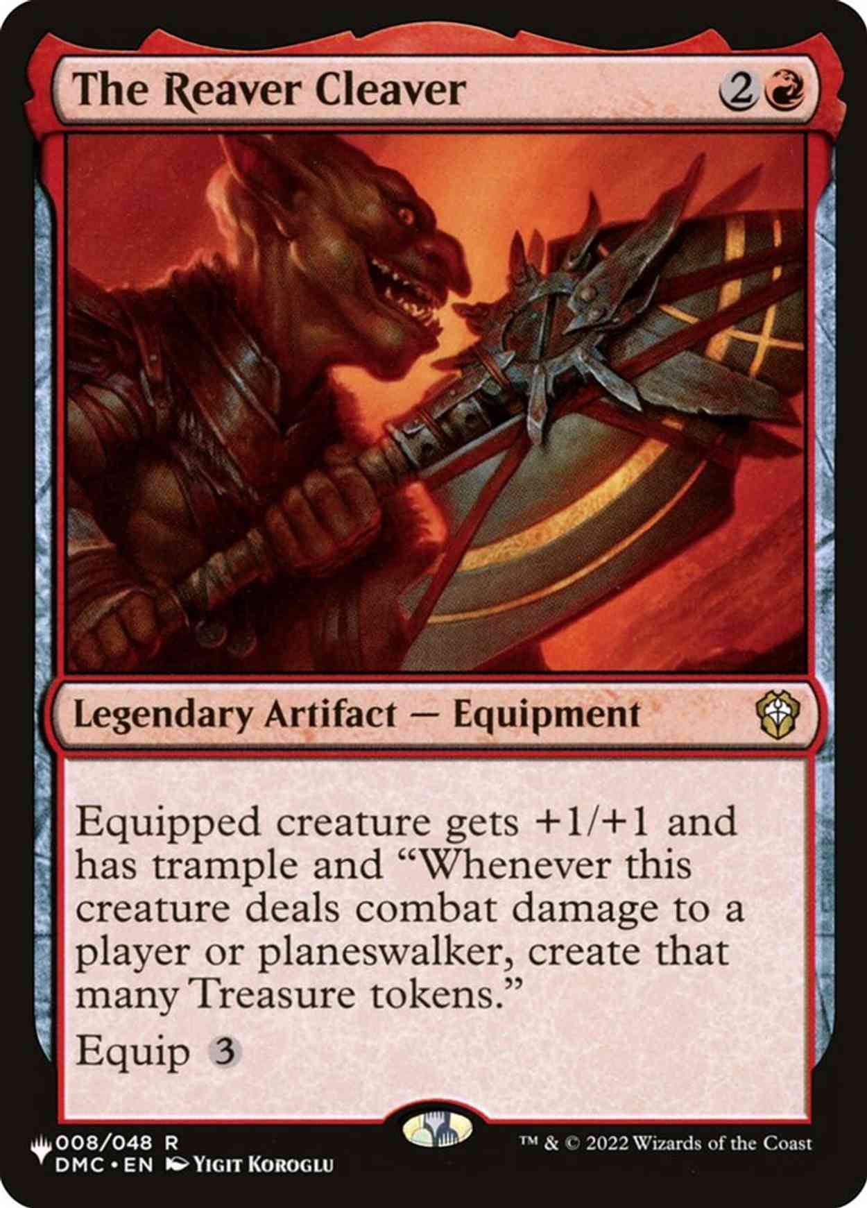 The Reaver Cleaver magic card front