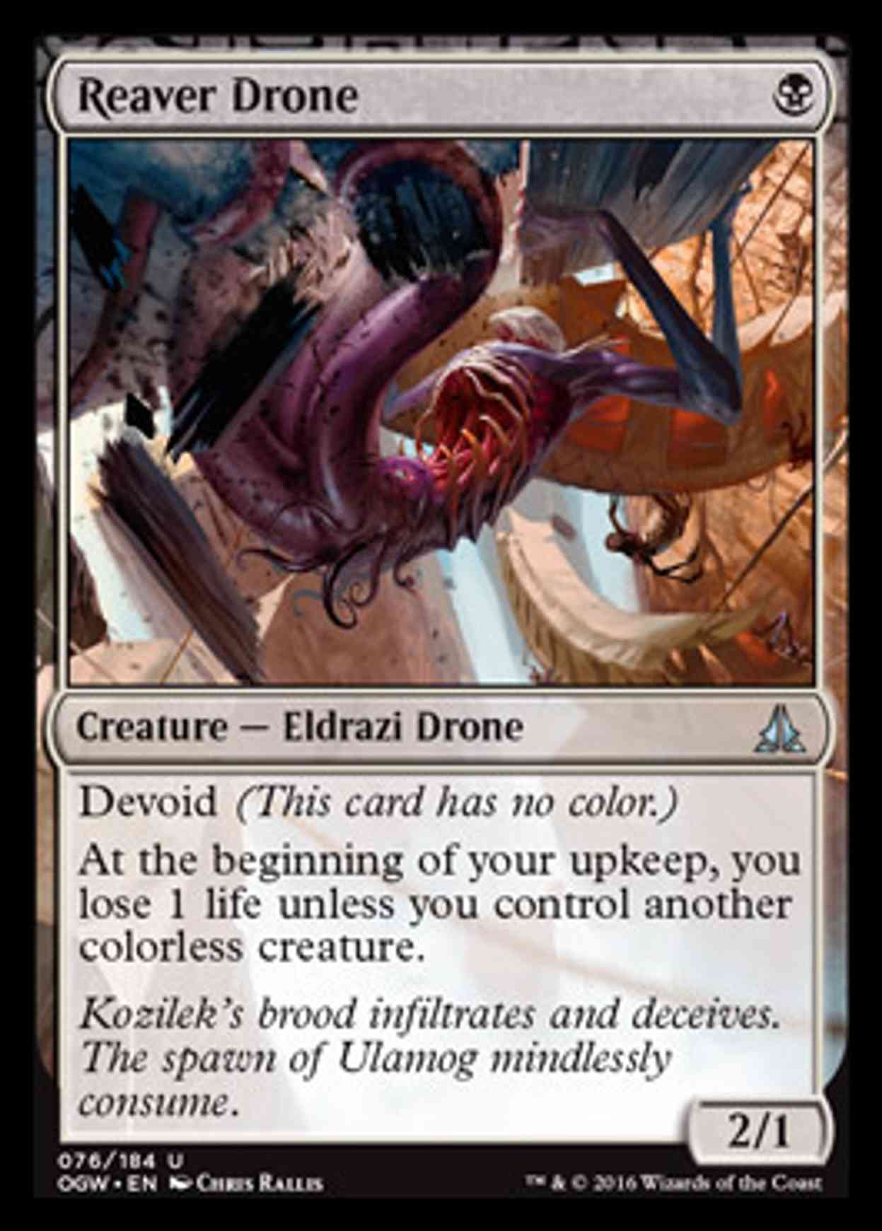 Reaver Drone magic card front