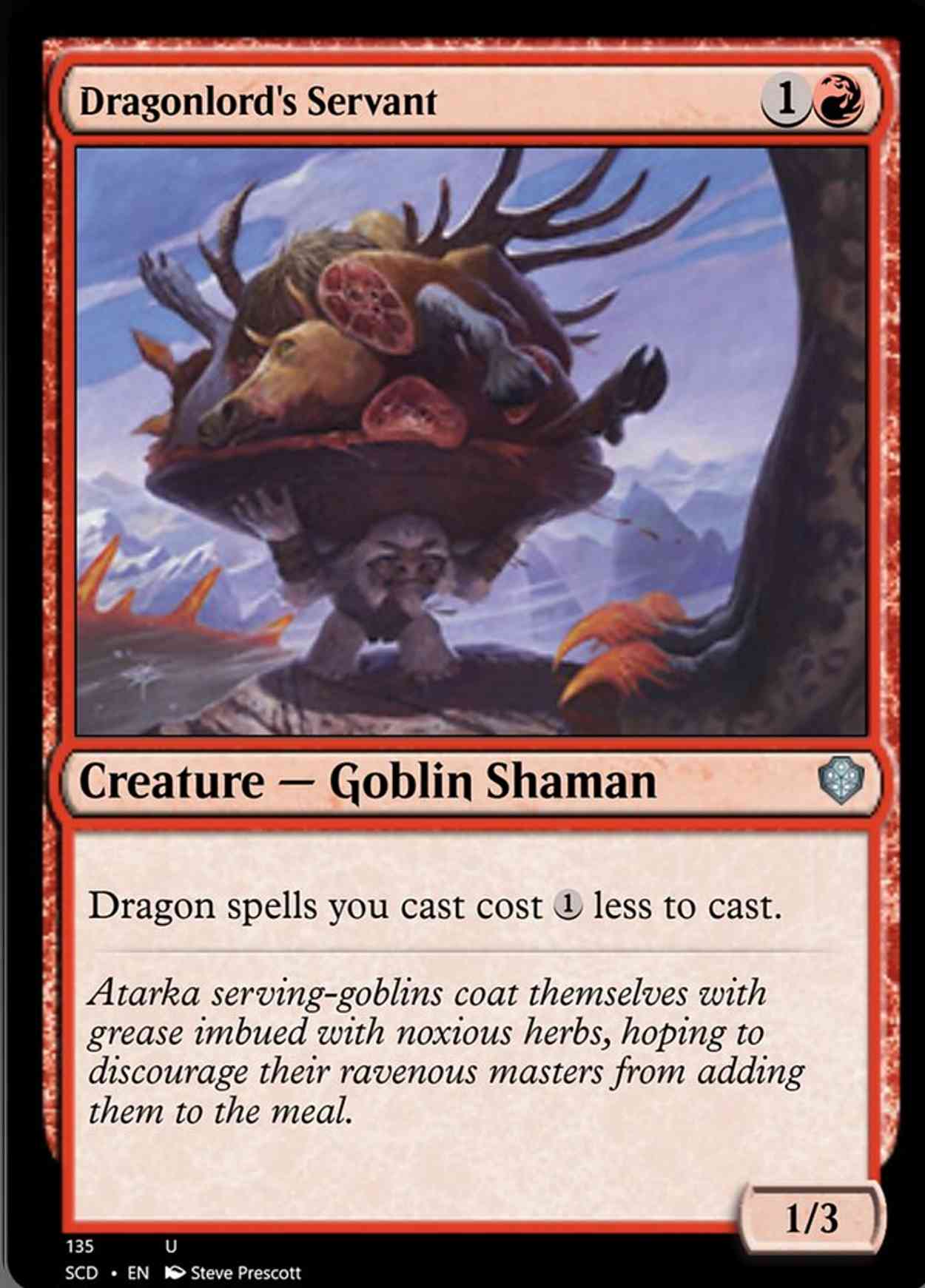 Dragonlord's Servant magic card front