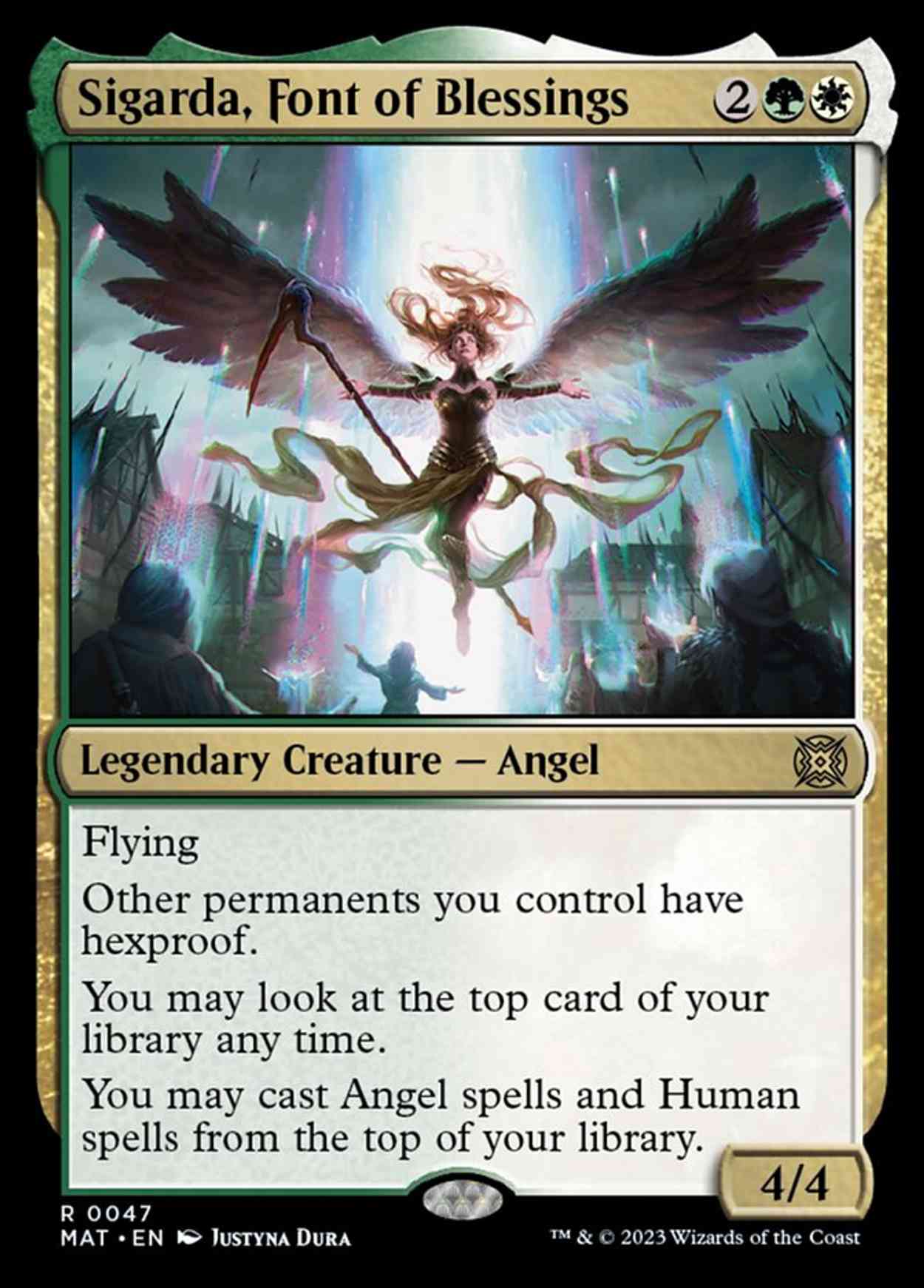 Sigarda, Font of Blessings magic card front