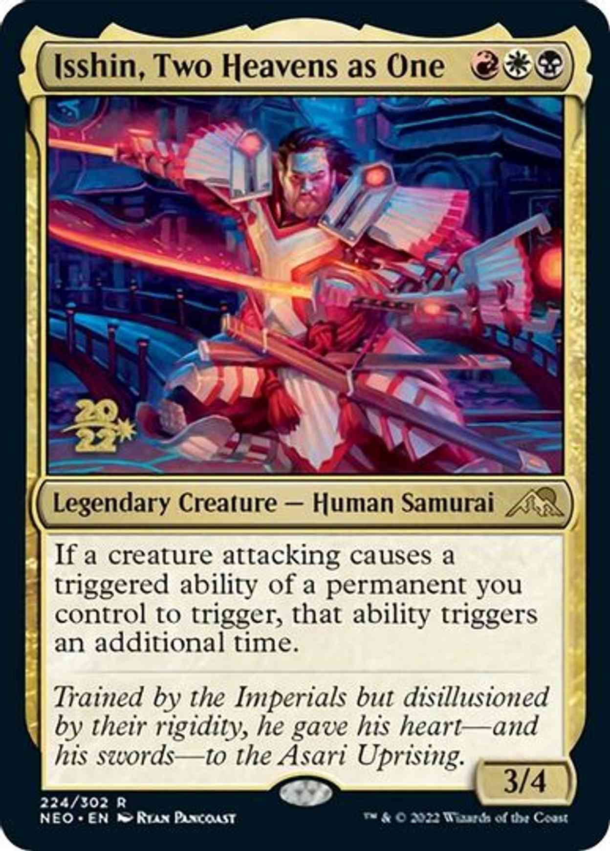 Isshin, Two Heavens as One magic card front