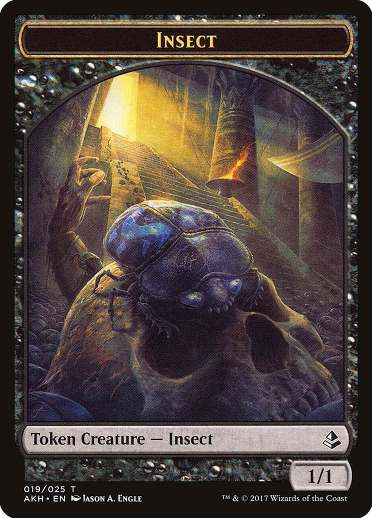 Insect Token magic card front