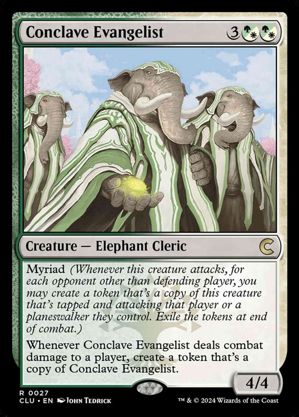 Conclave Evangelist magic card front