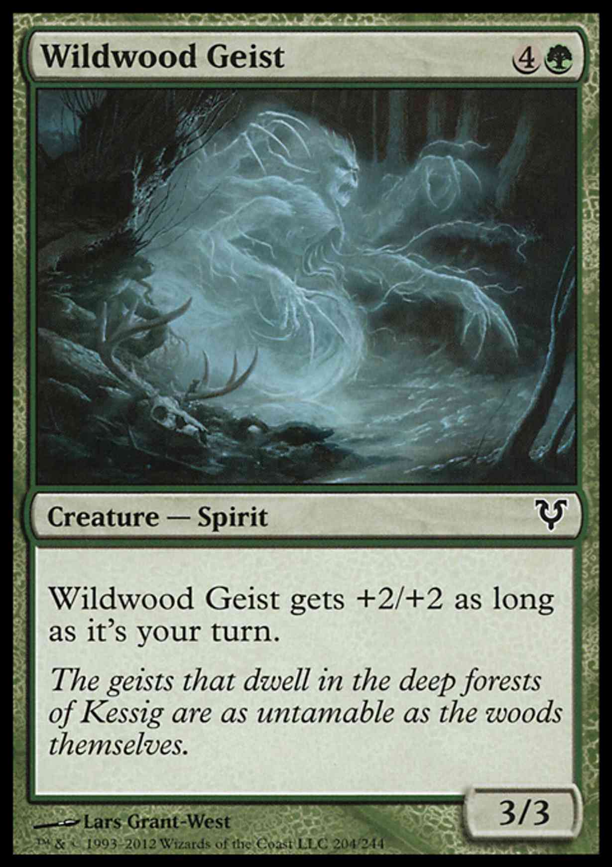 Wildwood Geist magic card front