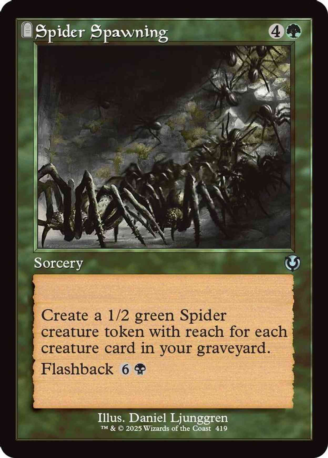 Spider Spawning (Retro Frame) magic card front