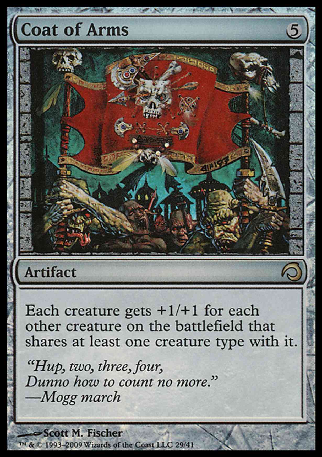 Coat of Arms magic card front