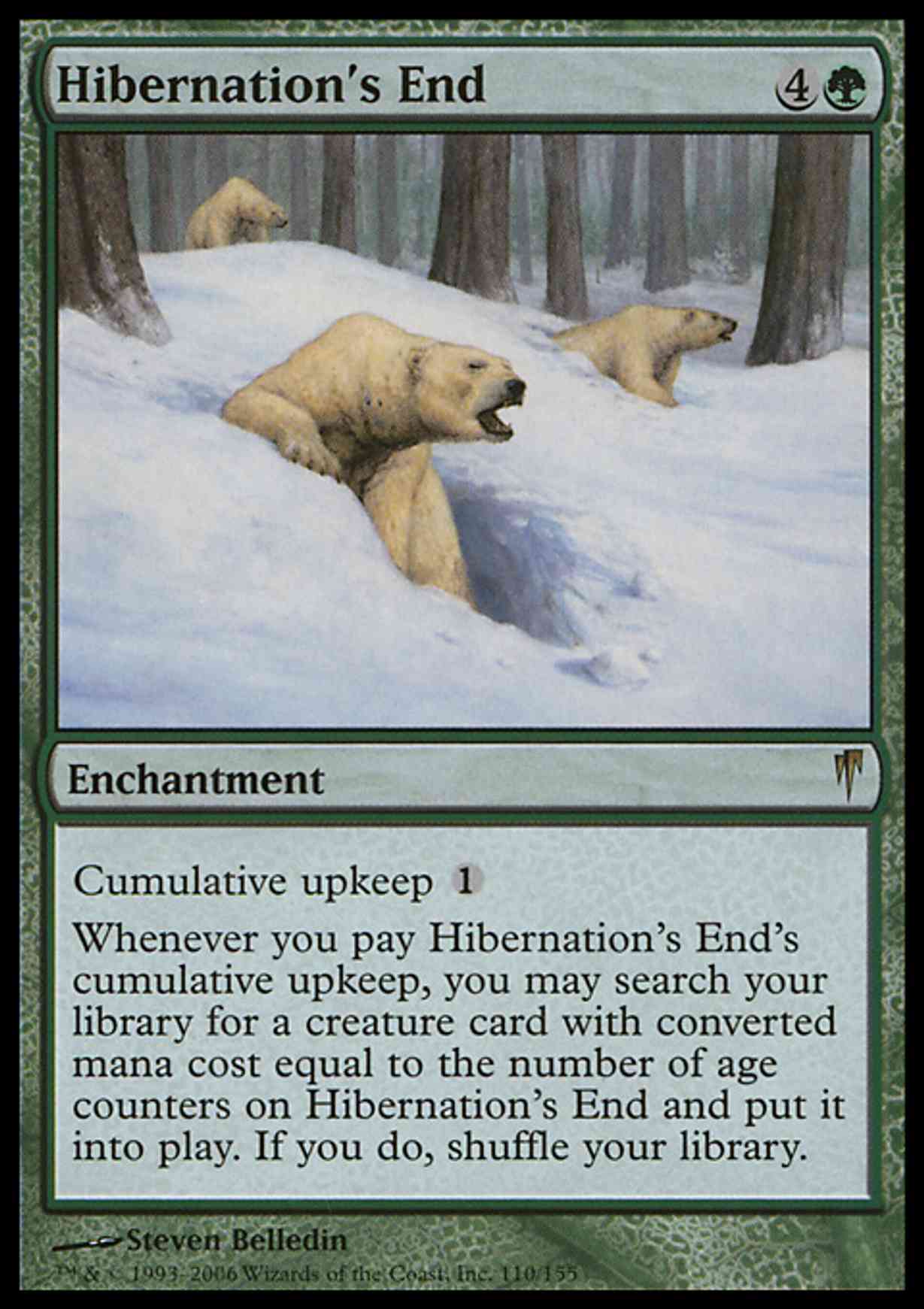Hibernation's End magic card front