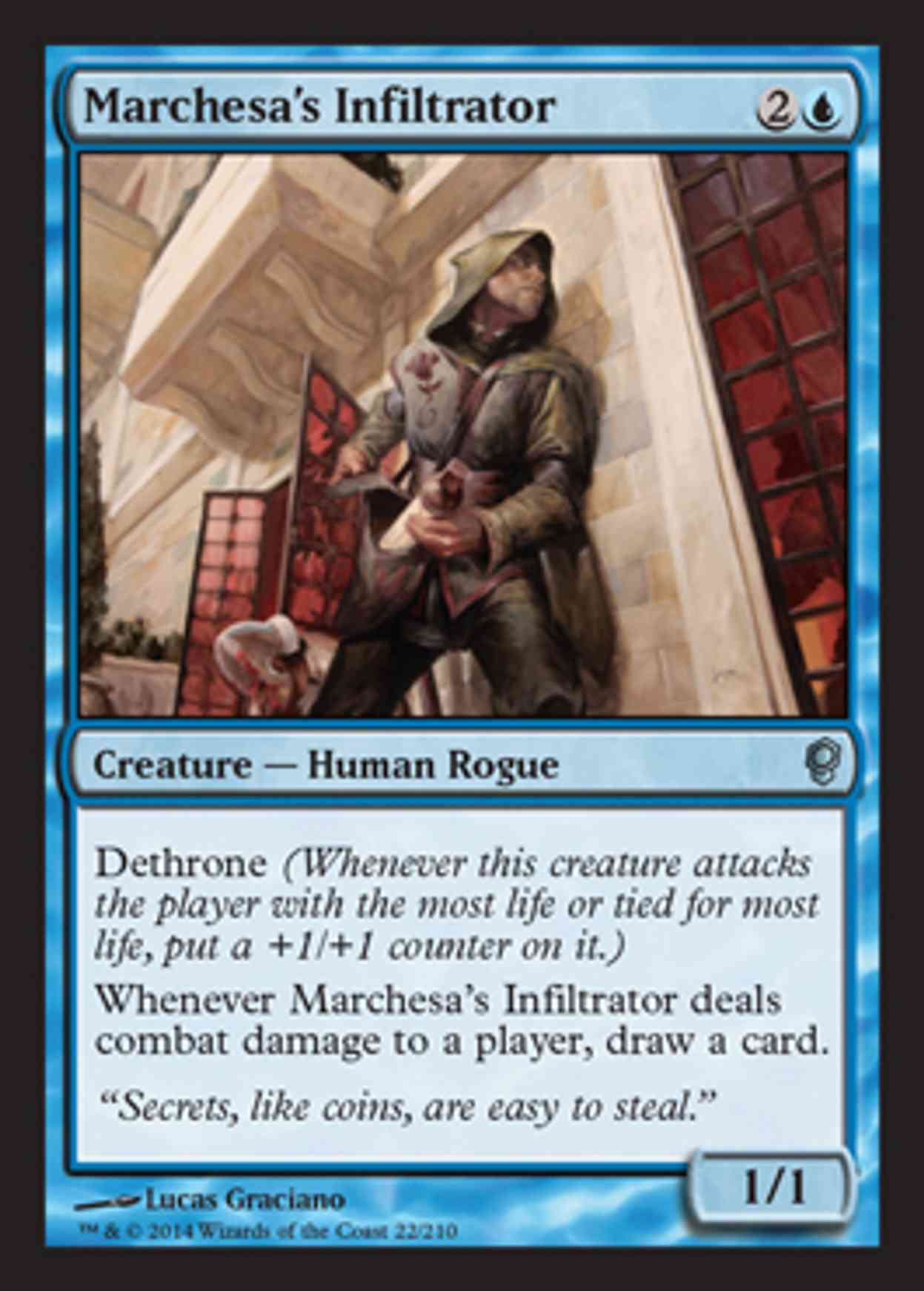 Marchesa's Infiltrator magic card front