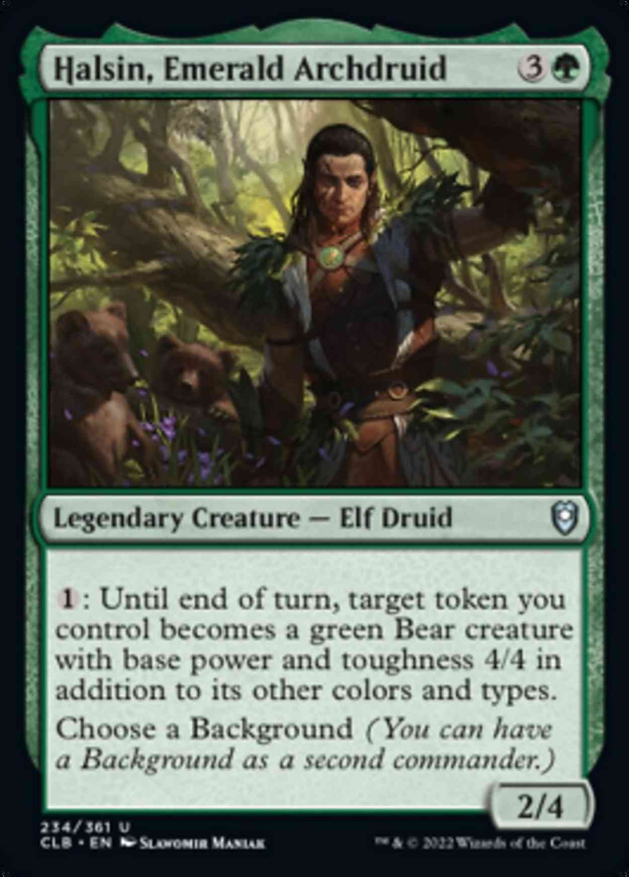 Halsin, Emerald Archdruid magic card front