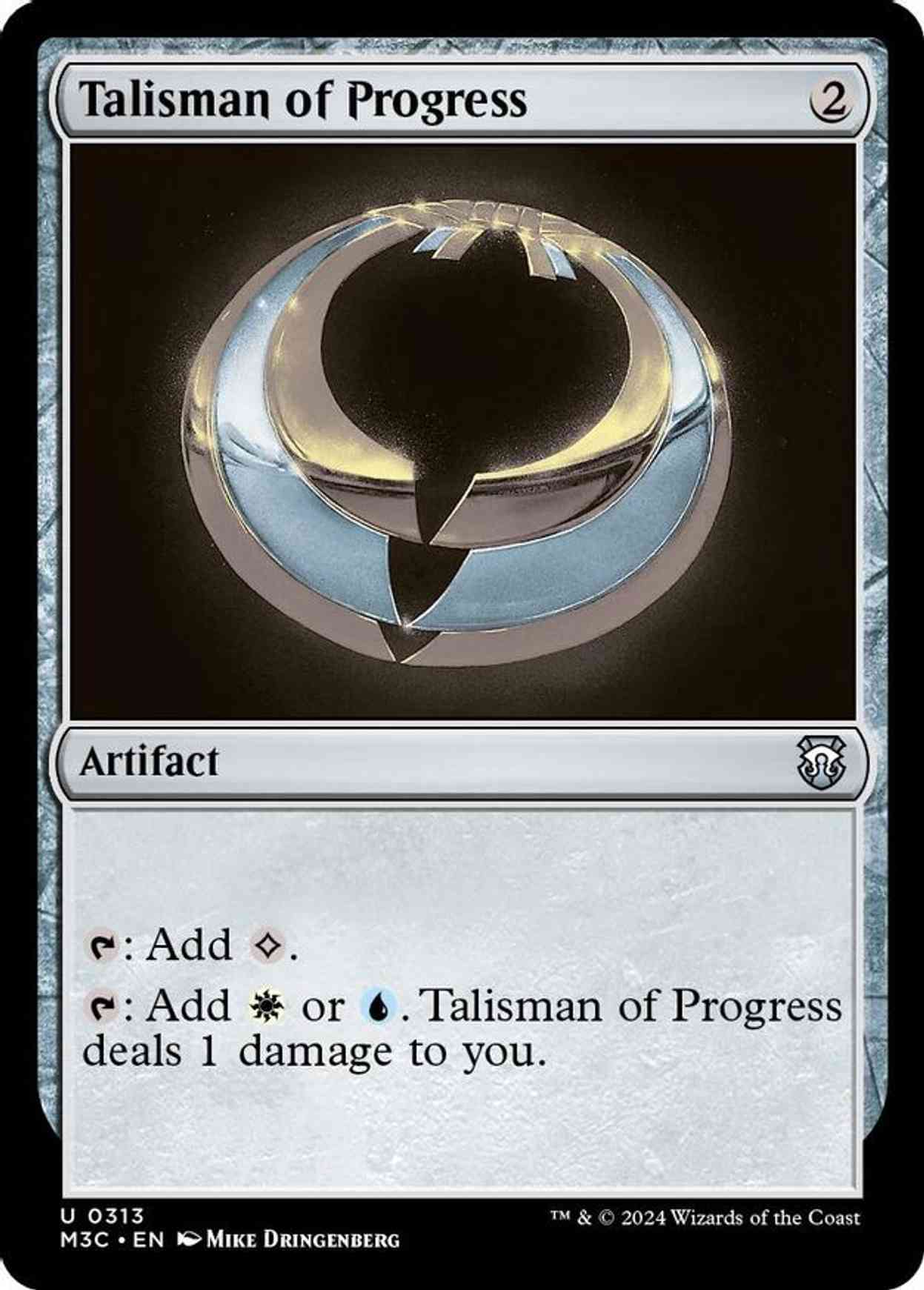 Talisman of Progress (Ripple Foil) magic card front