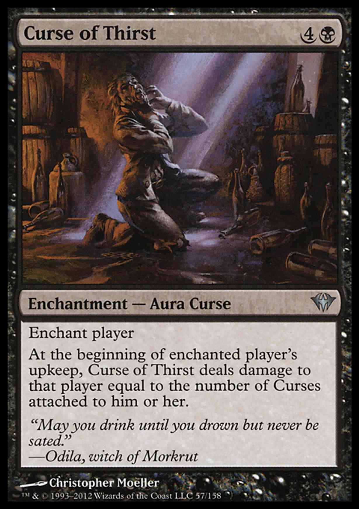 Curse of Thirst magic card front