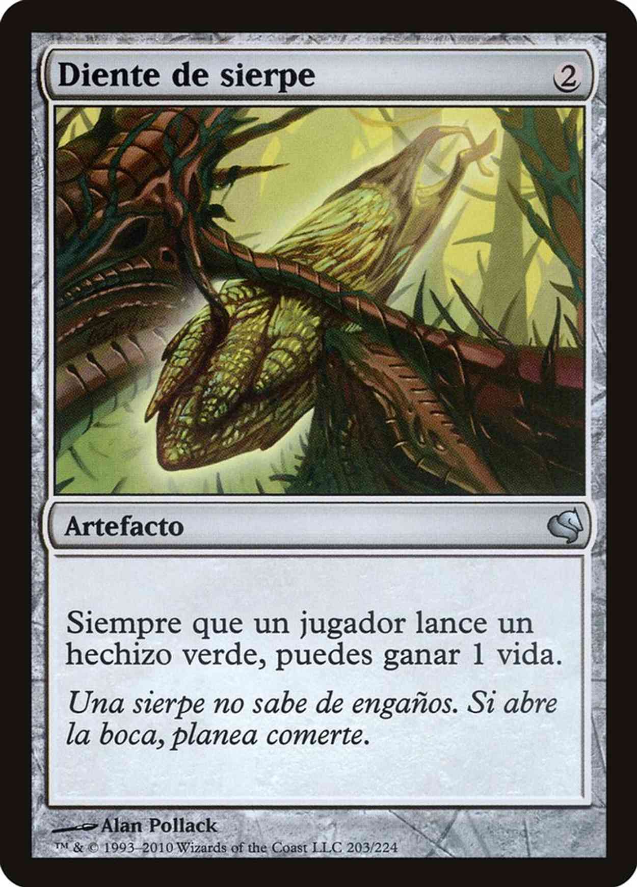 Wurm's Tooth (Retro Frame) magic card front