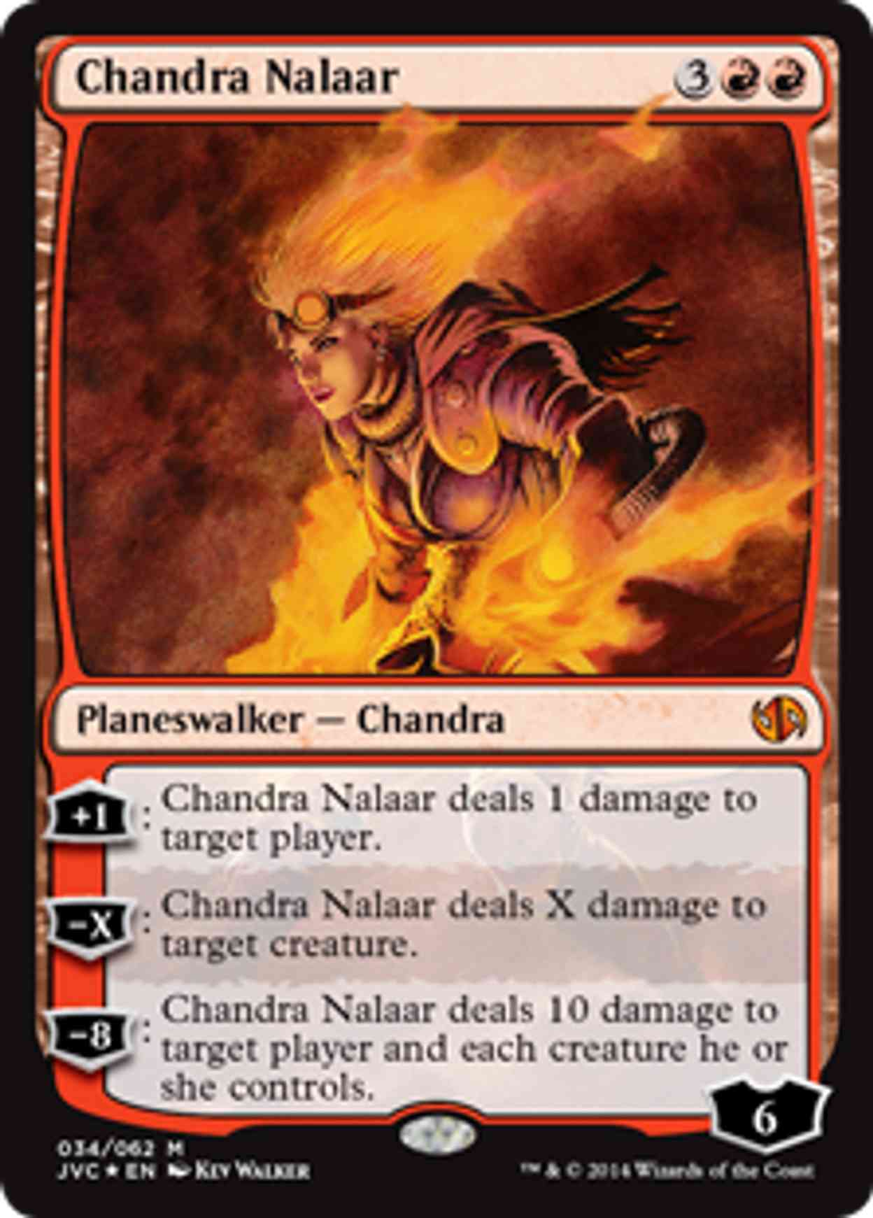 Chandra Nalaar magic card front