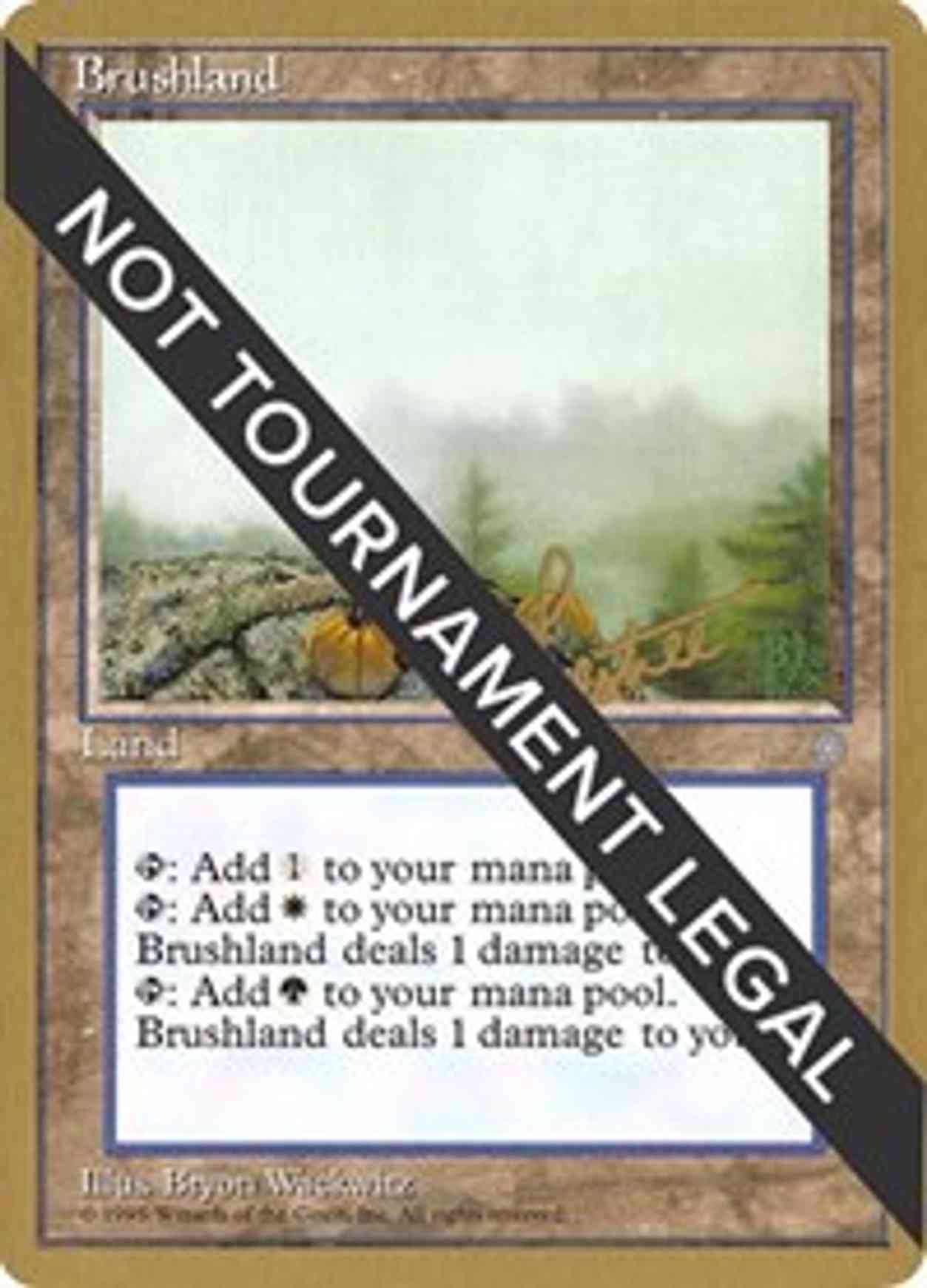 Brushland - 1996 Bertrand Lestree (ICE) magic card front