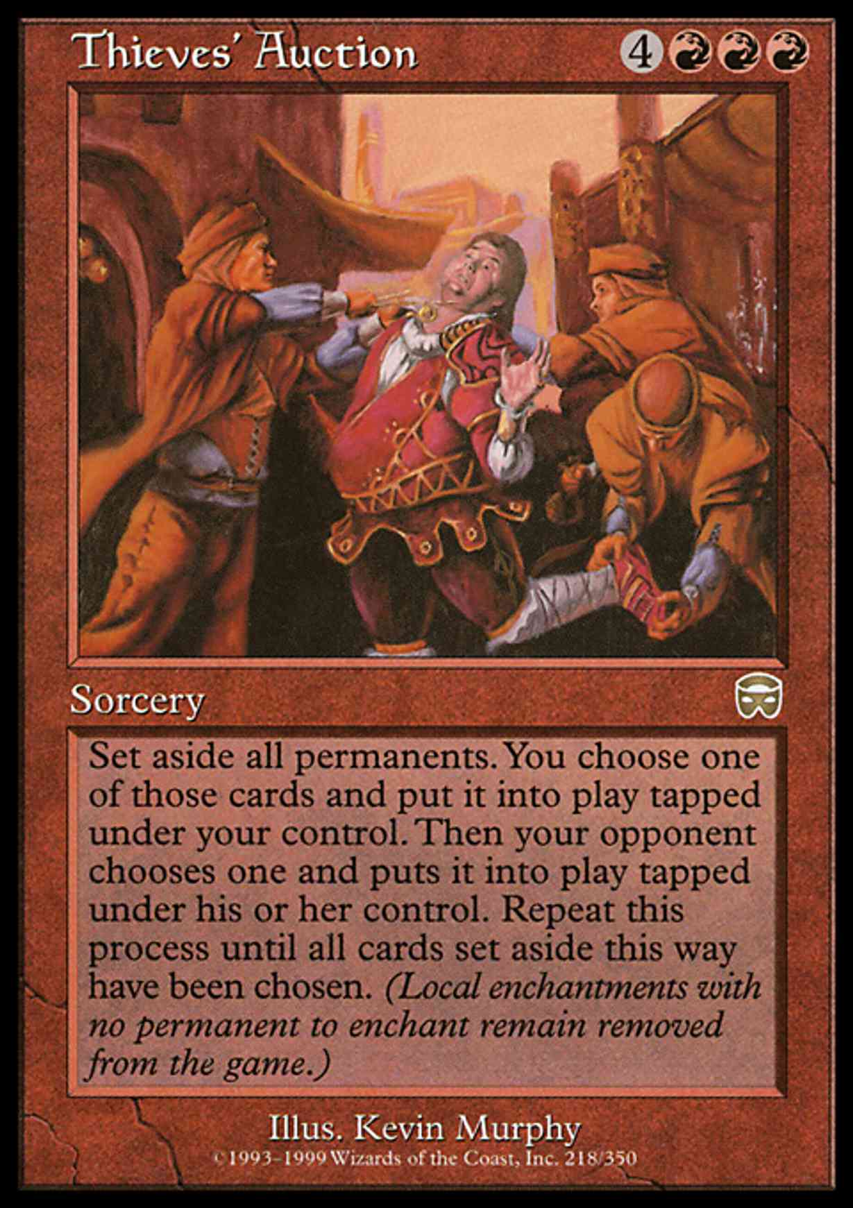 Thieves' Auction magic card front
