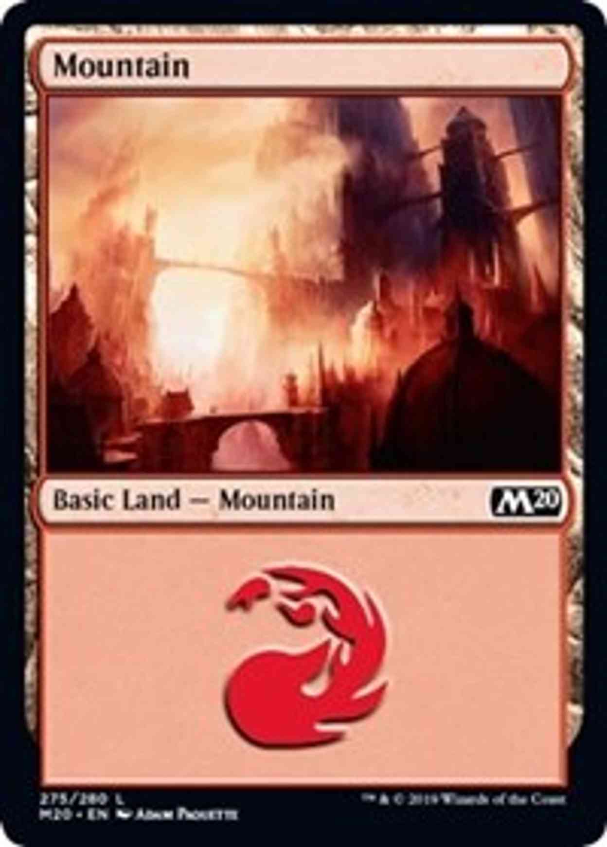 Mountain (275) magic card front