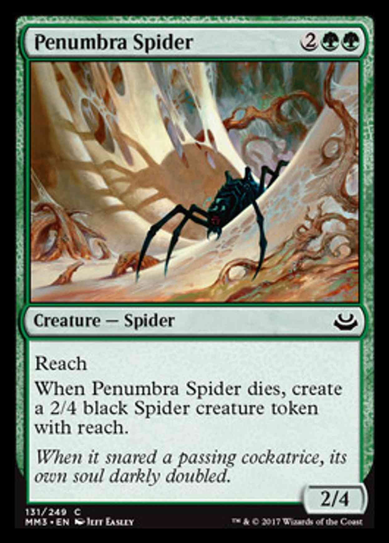 Penumbra Spider magic card front