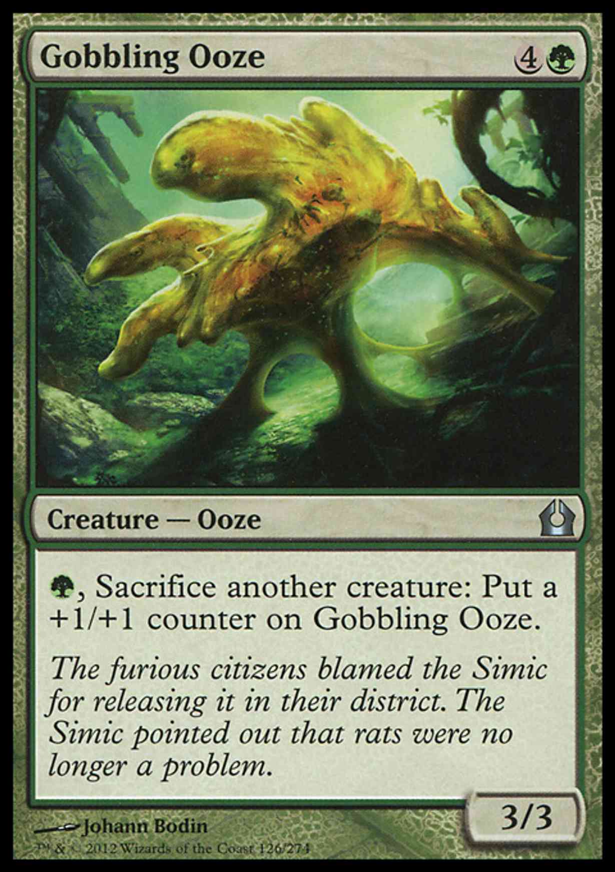 Gobbling Ooze magic card front