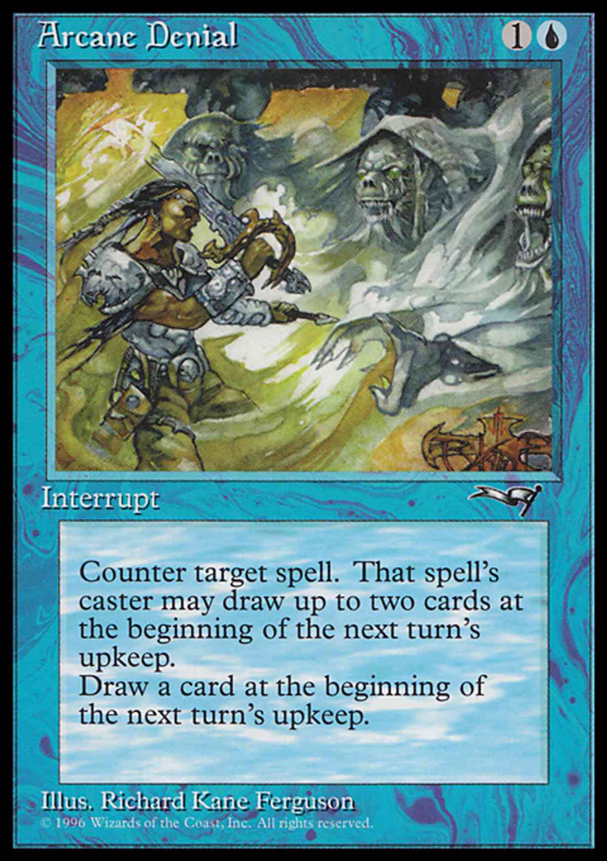 Arcane Denial (Sword) magic card front