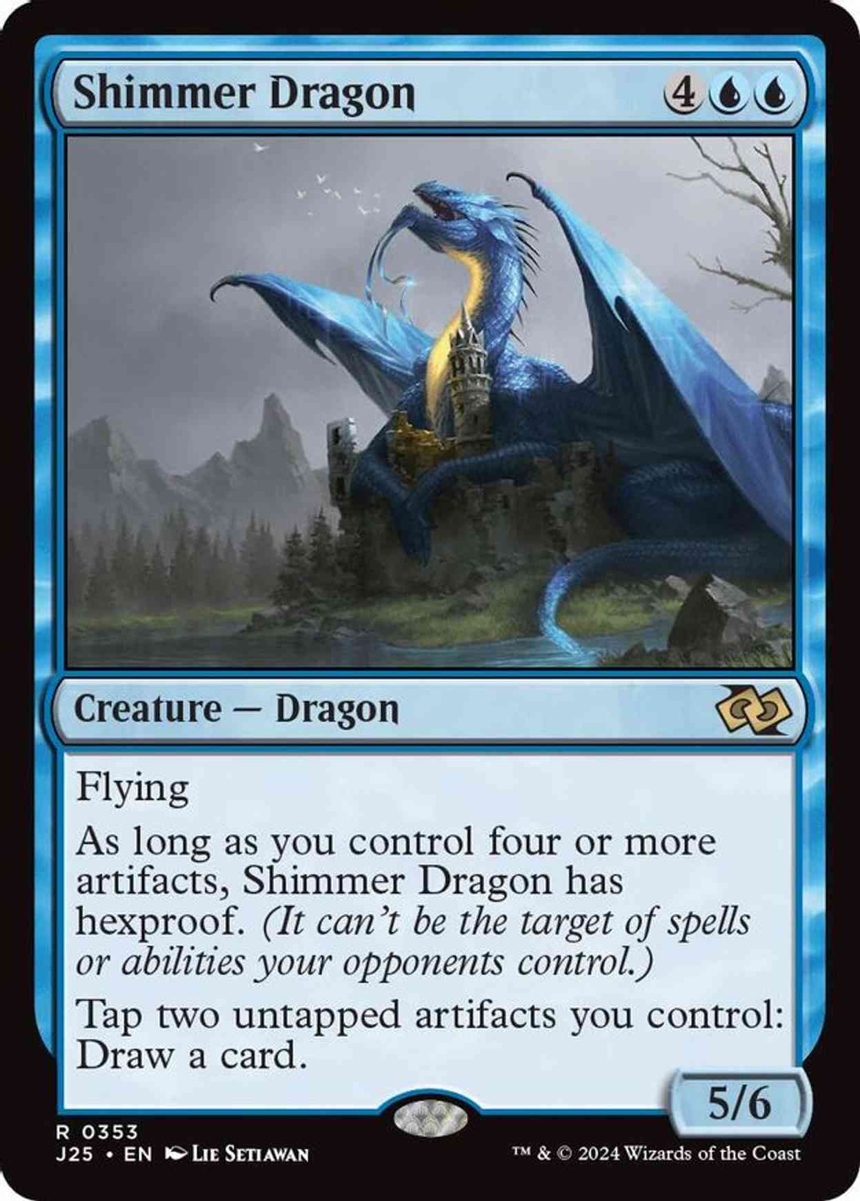 Shimmer Dragon magic card front