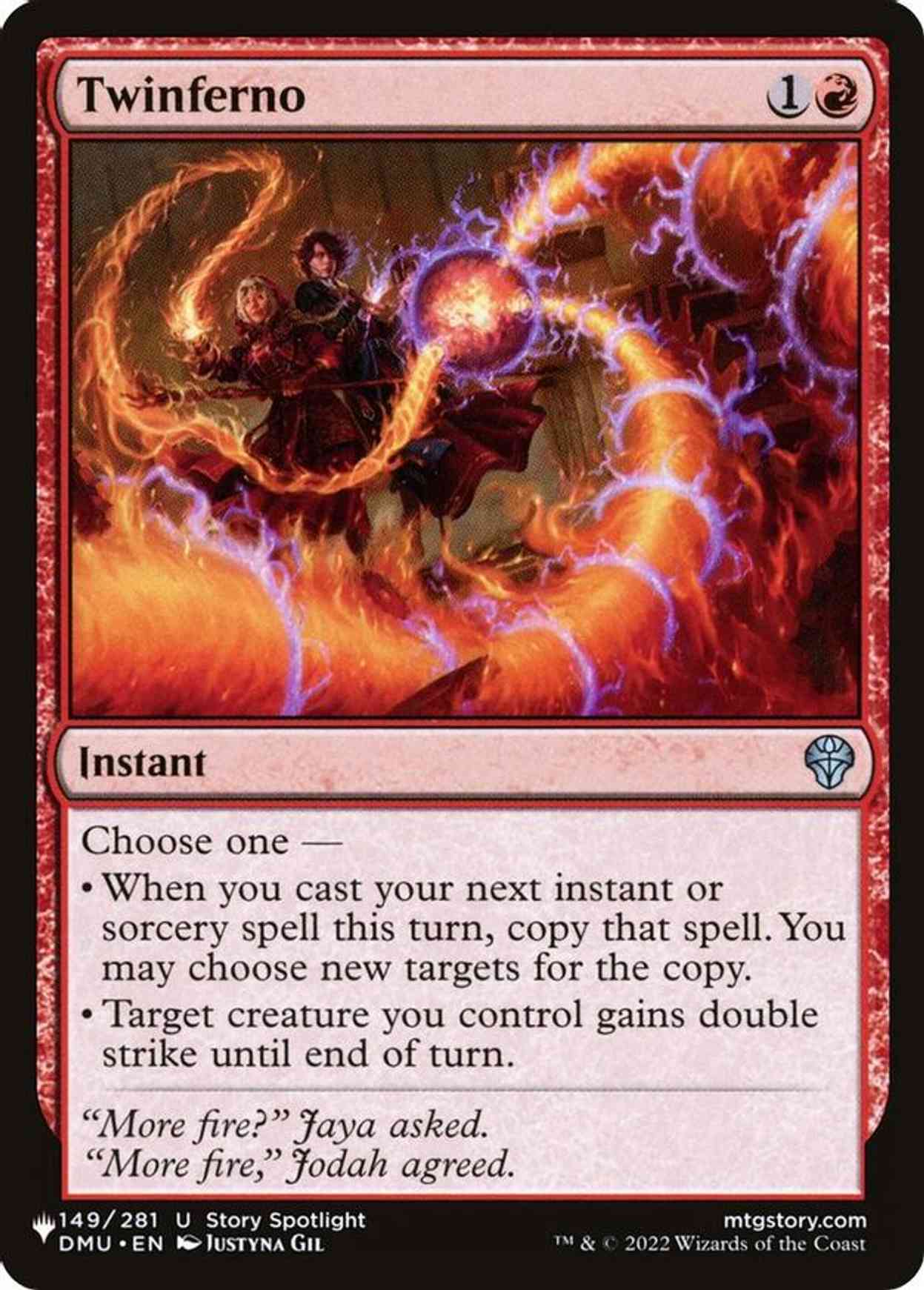 Twinferno magic card front