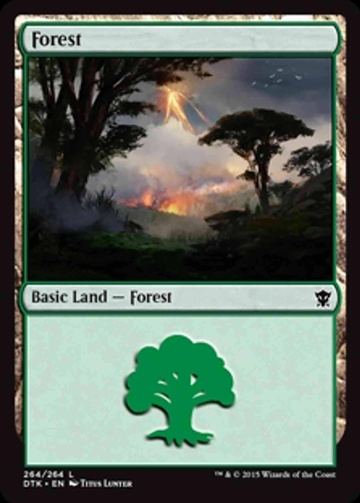 Forest (264) magic card front