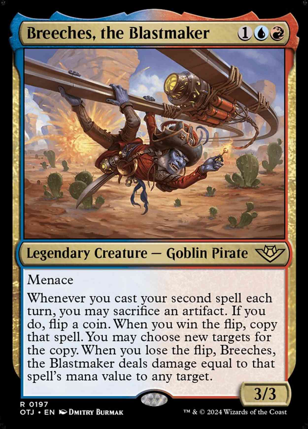 Breeches, the Blastmaker magic card front